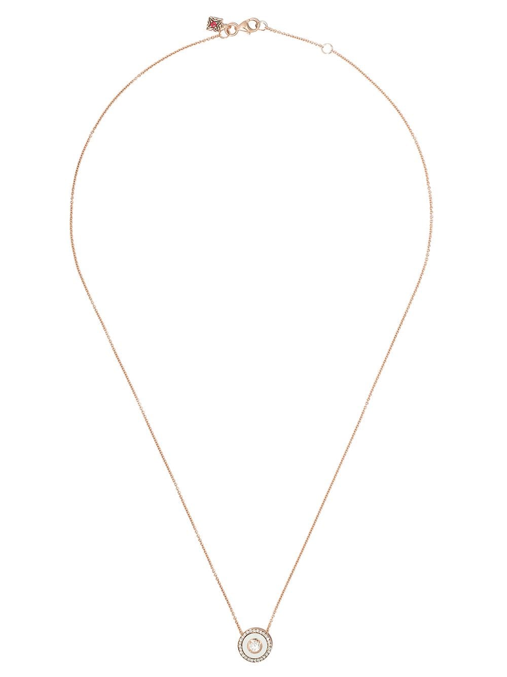 Selim Mouzannar 18kt rose gold diamond Mina necklace - Pink von Selim Mouzannar
