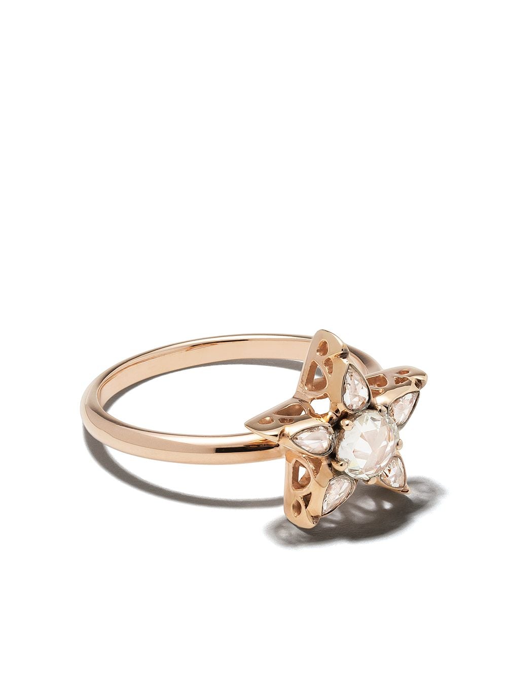 Selim Mouzannar 18kt rose gold diamond Star ring - Pink von Selim Mouzannar