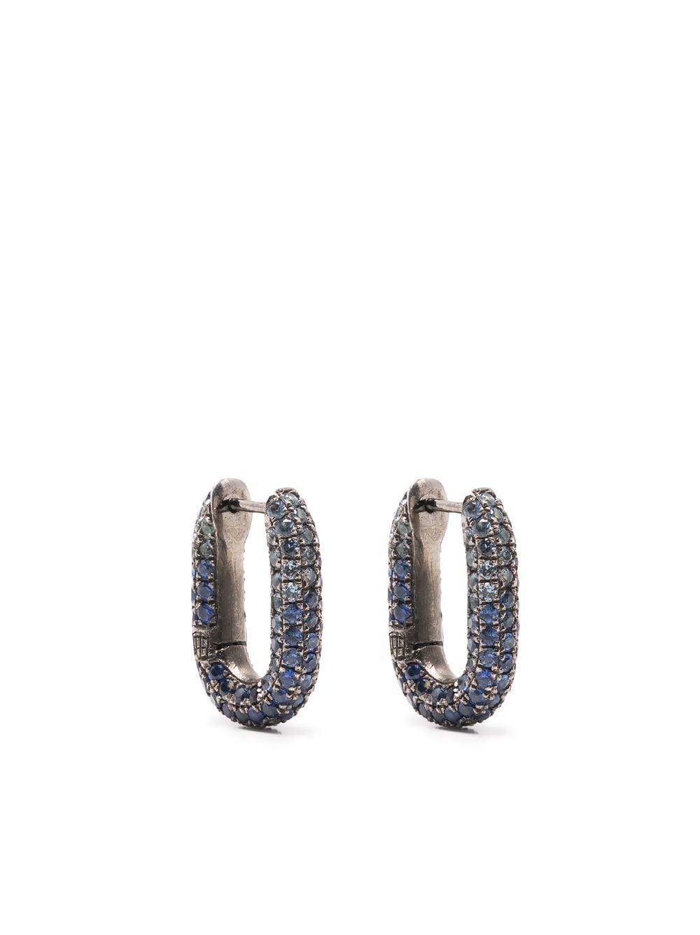 Selim Mouzannar Link sapphire earrings - Silver von Selim Mouzannar