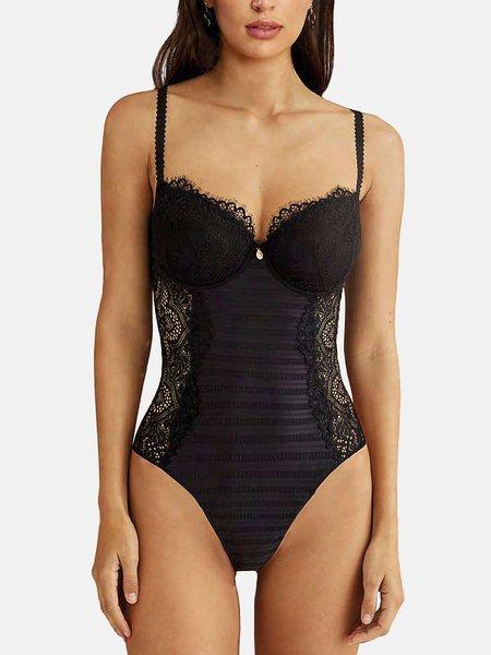 Body String Davinia Damen Schwarz 80 von Selmark