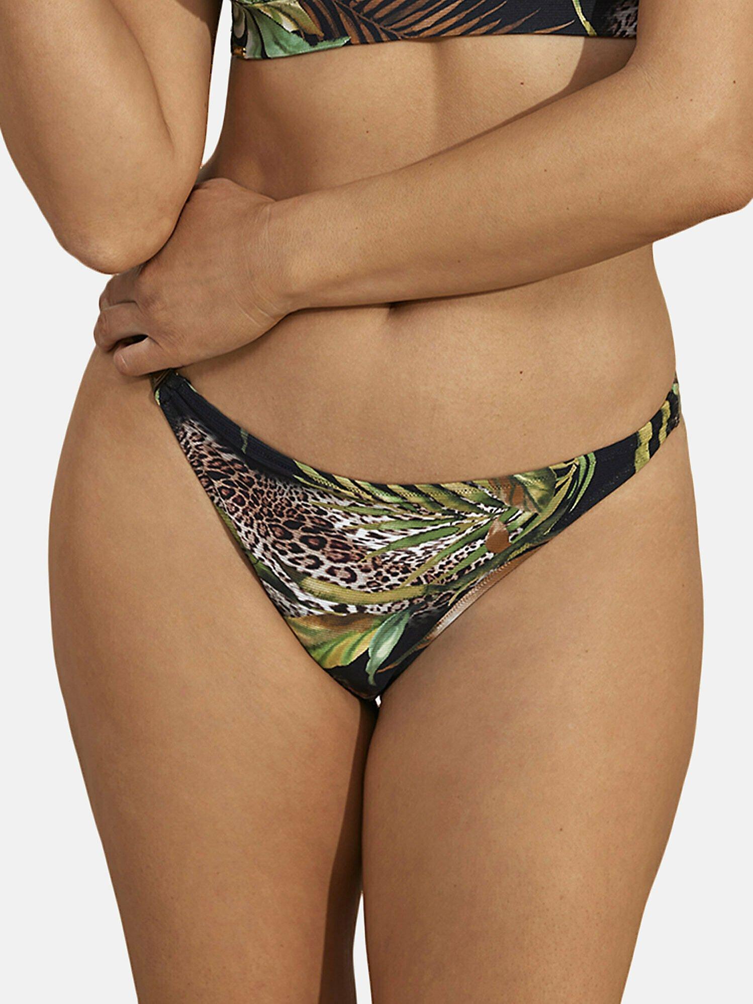 Brasilianische Badeanzugstrümpfe Mit Niedriger Taille Paradise Damen Schwarz L von Selmark