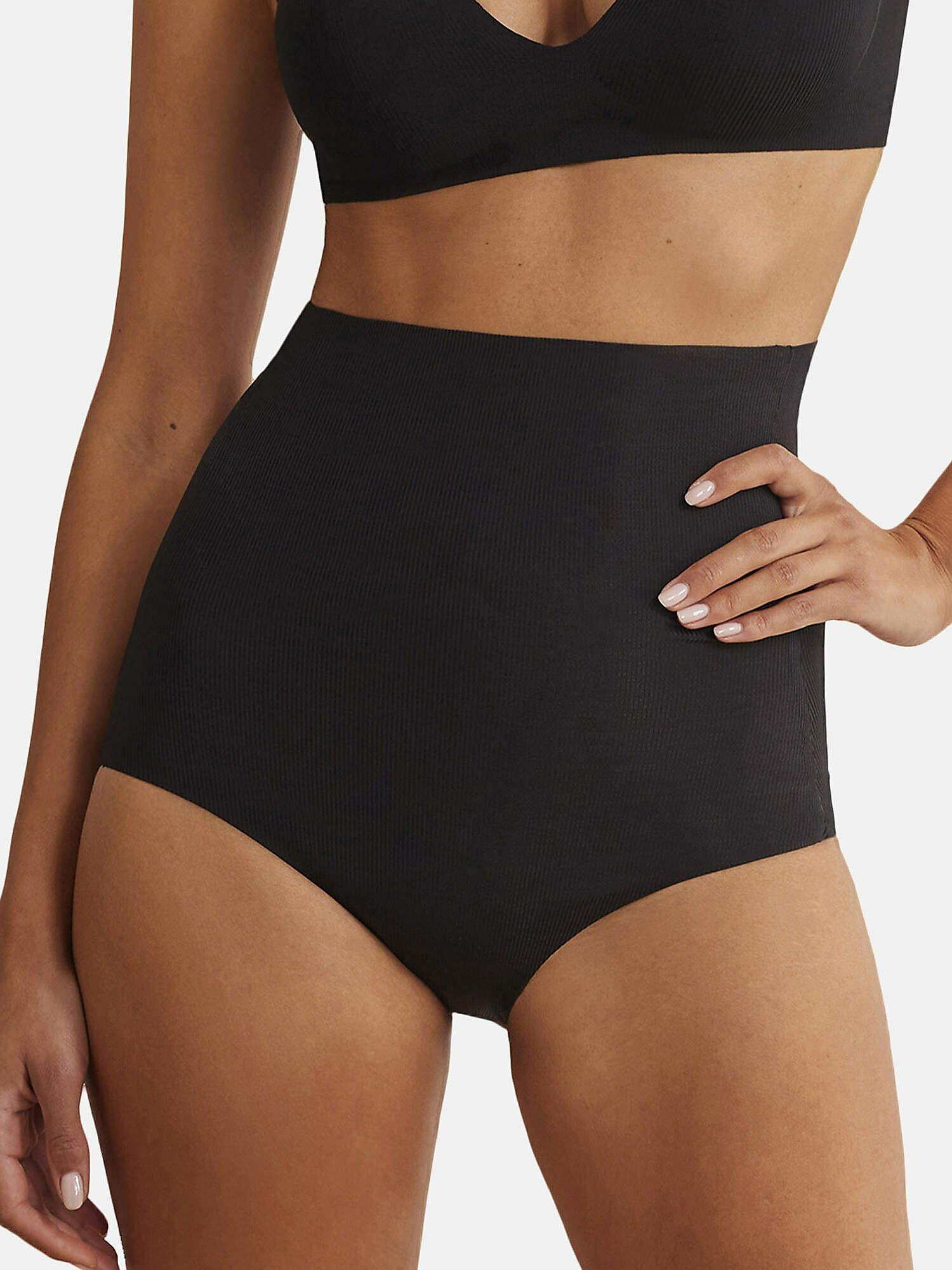 Hochgeschnittene Formende Panty One Damen Schwarz XXL von Selmark