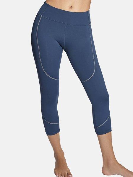 Kurze Sportleggings Tech St4 Damen Blau L von Selmark