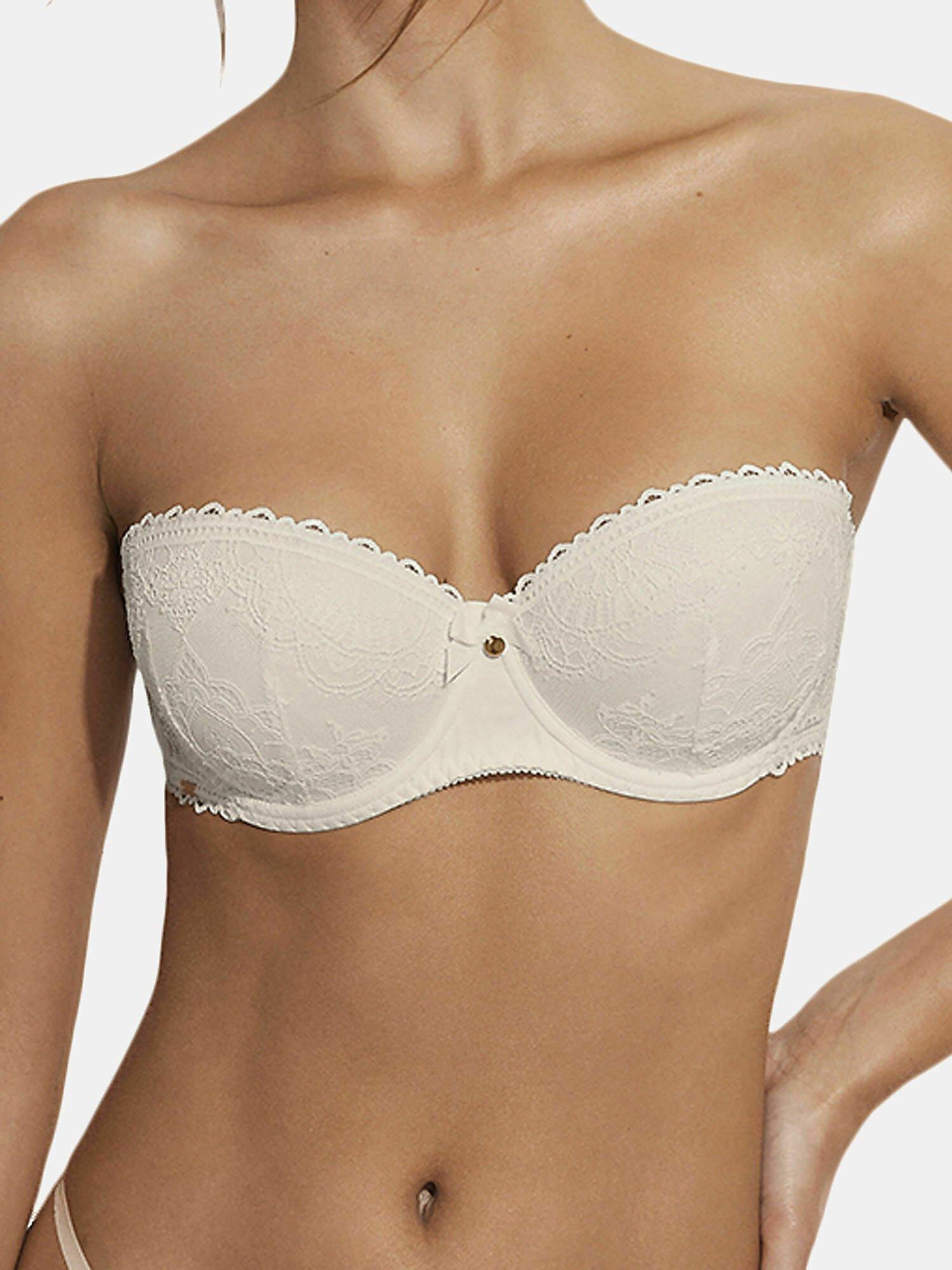 Vorgeformter Gepanzerter Bandeau-bh Penelope Mariage Damen Elfenbein D/75 von Selmark