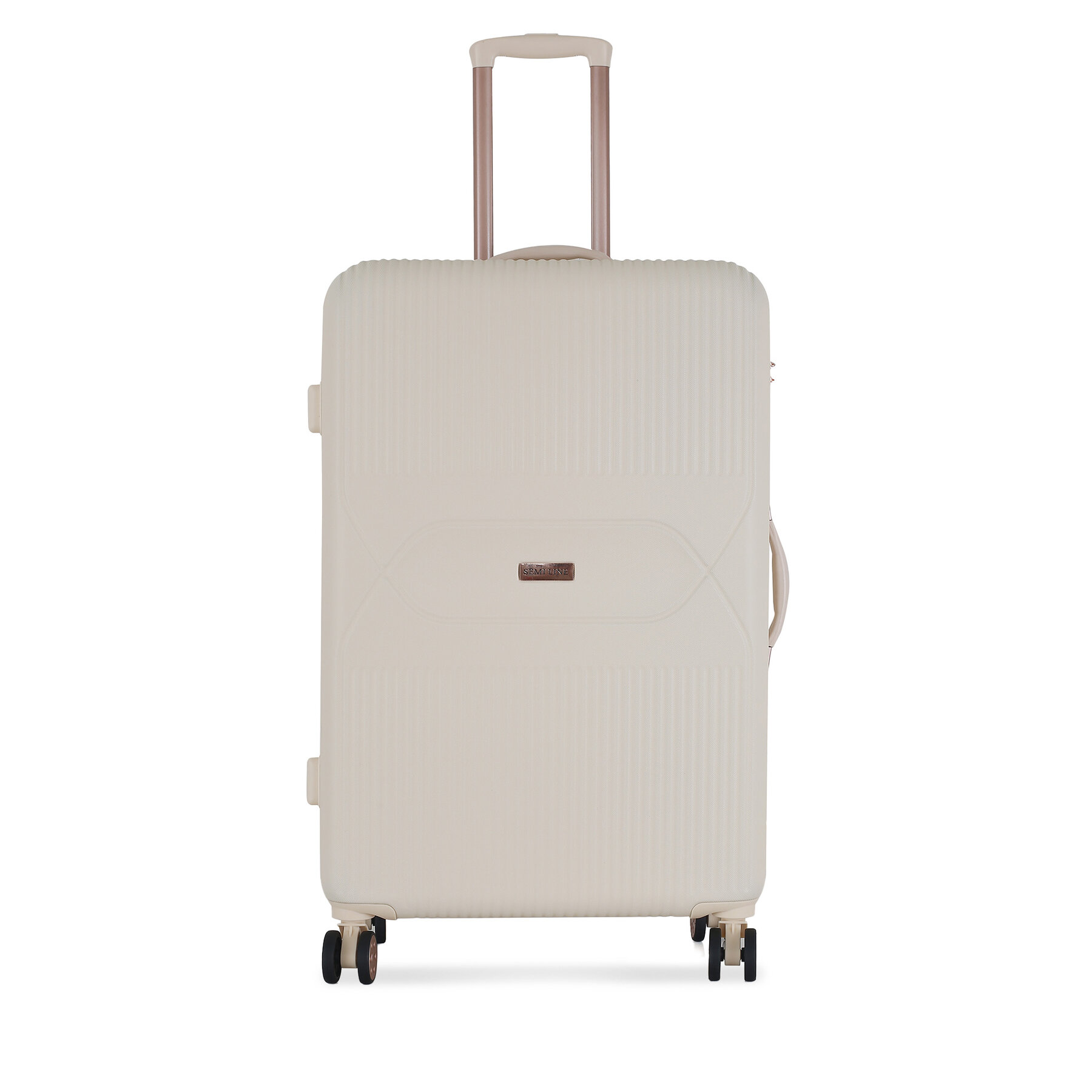Großer Koffer Semi Line T5686-3 Écru Großer Koffer Semi Line T5686-3 Écru von Semi Line
