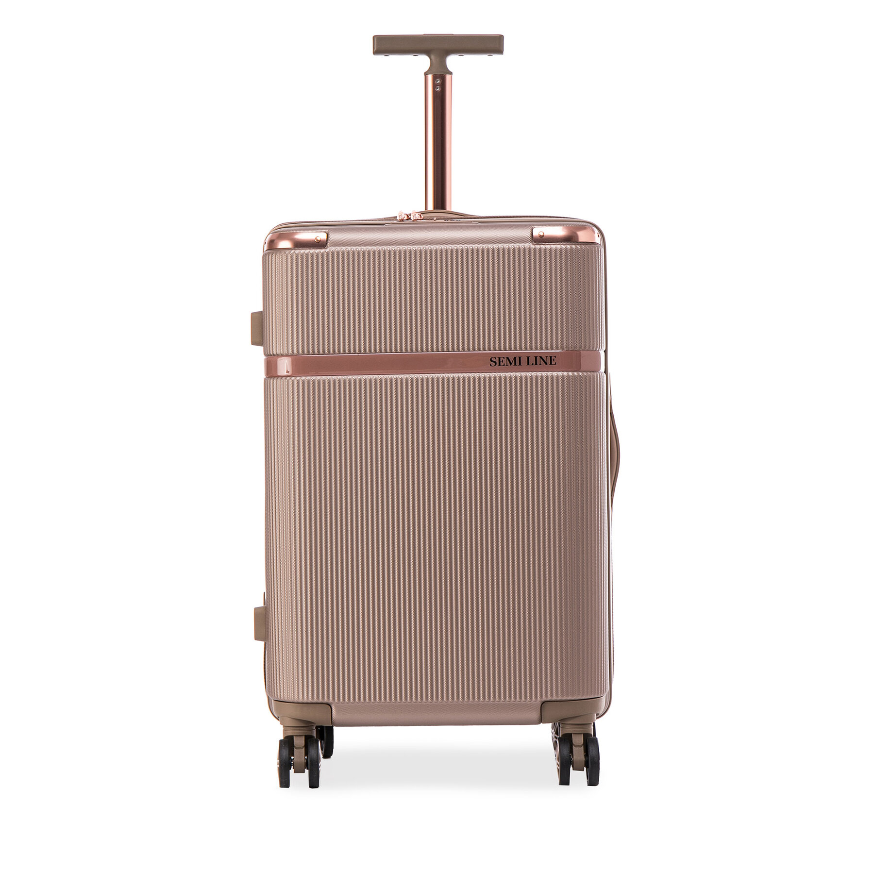 Mittlerer Koffer Semi Line T5668-3 Braun Mittlerer Koffer Semi Line T5668-3 Braun von Semi Line