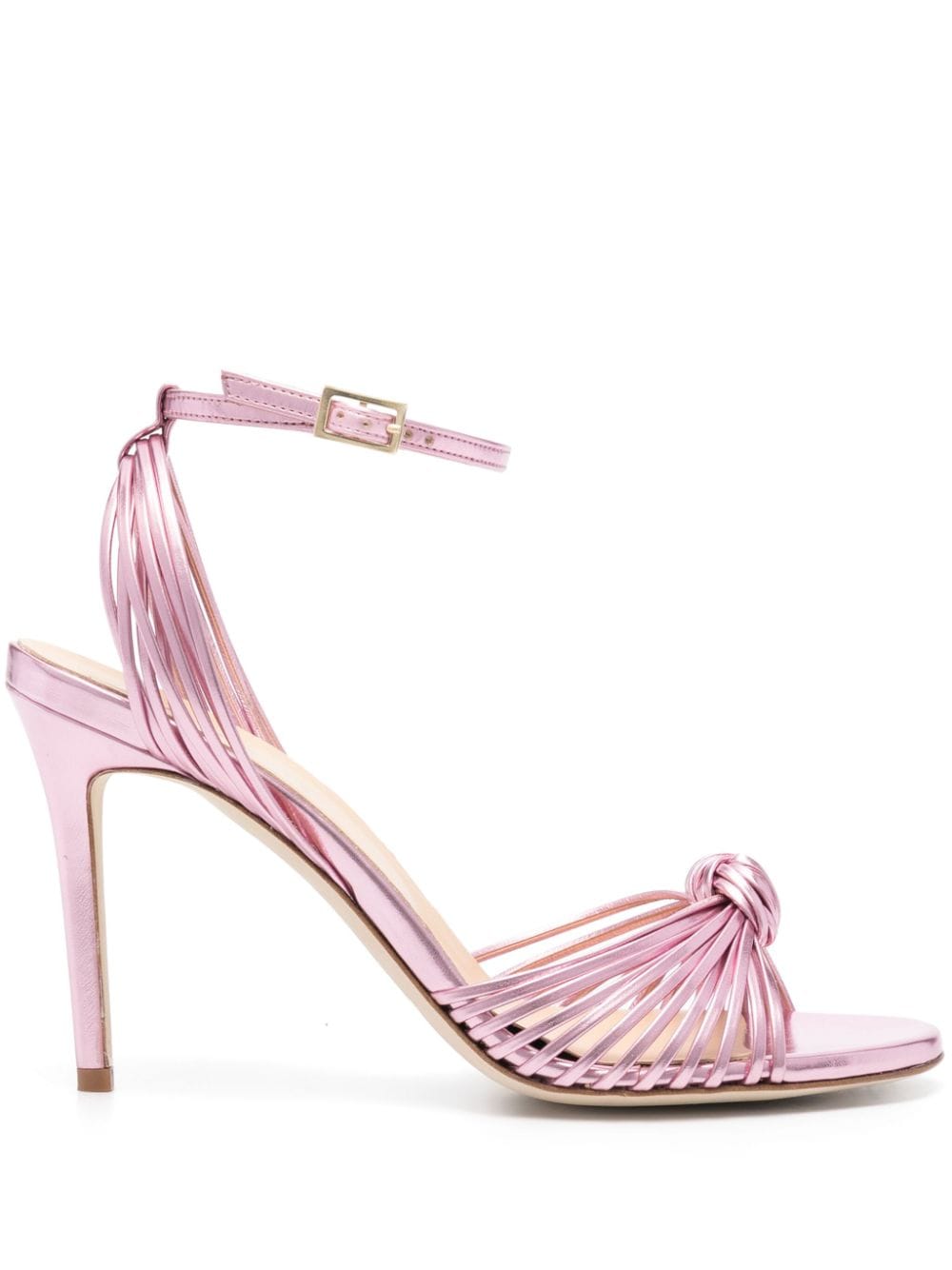 Semicouture 95mm knot detail sandals - Pink von Semicouture