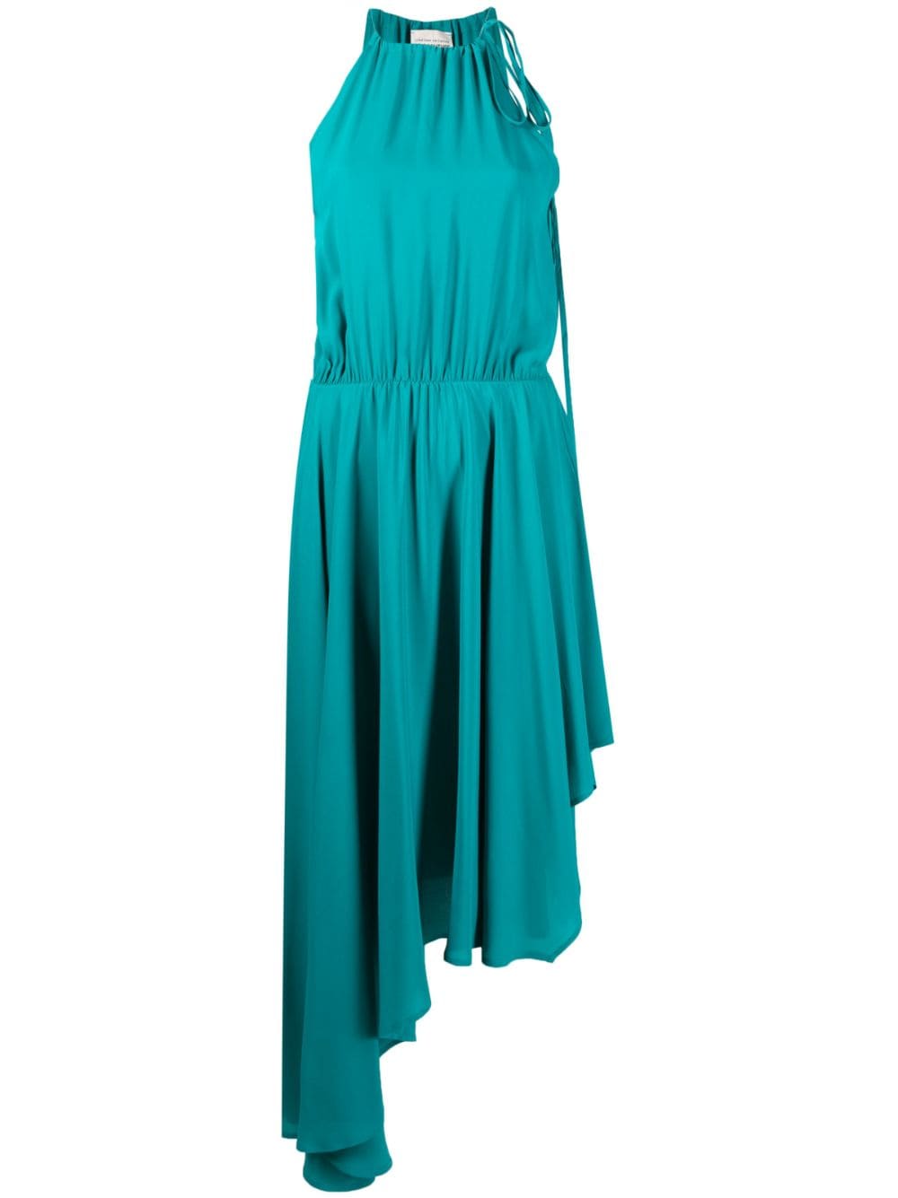 Semicouture asymmetric-hem sleeveless dress - Blue von Semicouture