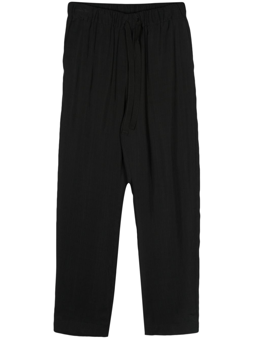 Semicouture cropped tapered trousers - Black von Semicouture