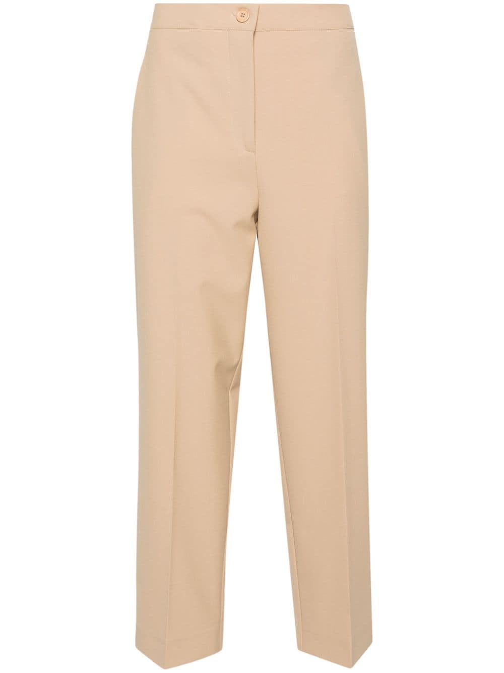 Semicouture straight-leg tailored trousers - Neutrals von Semicouture