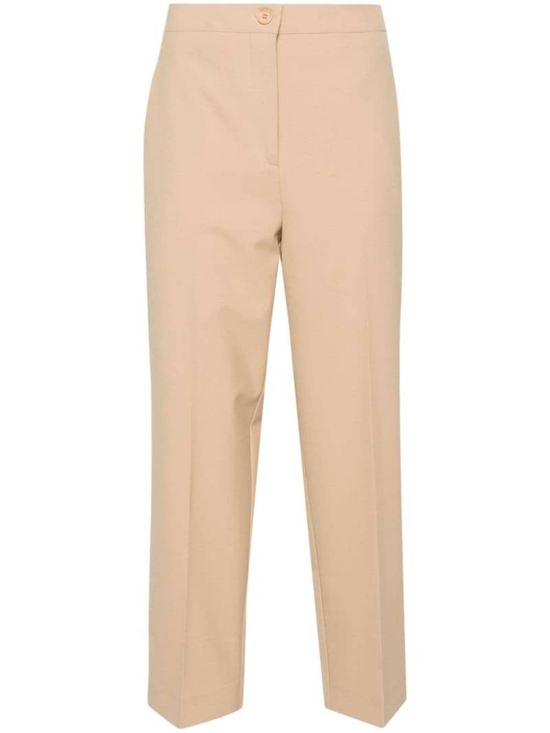 Semicouture straight-leg tailored trousers - Neutrals von Semicouture