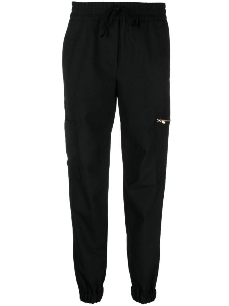 Semicouture tapered drawstring trousers - Black von Semicouture