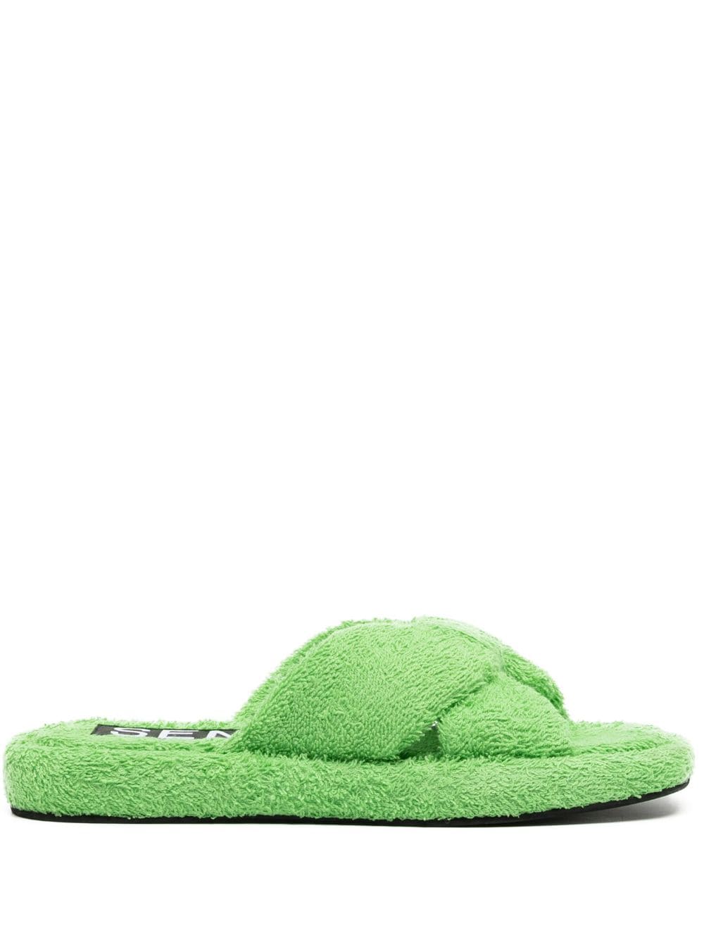 Senso Bubbles terry-cloth effect sandals - Green von Senso