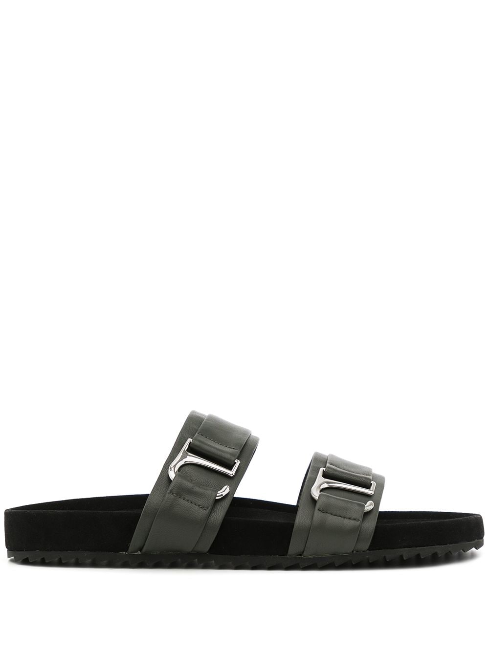 Senso Dahlia Fern leather slides - Green von Senso