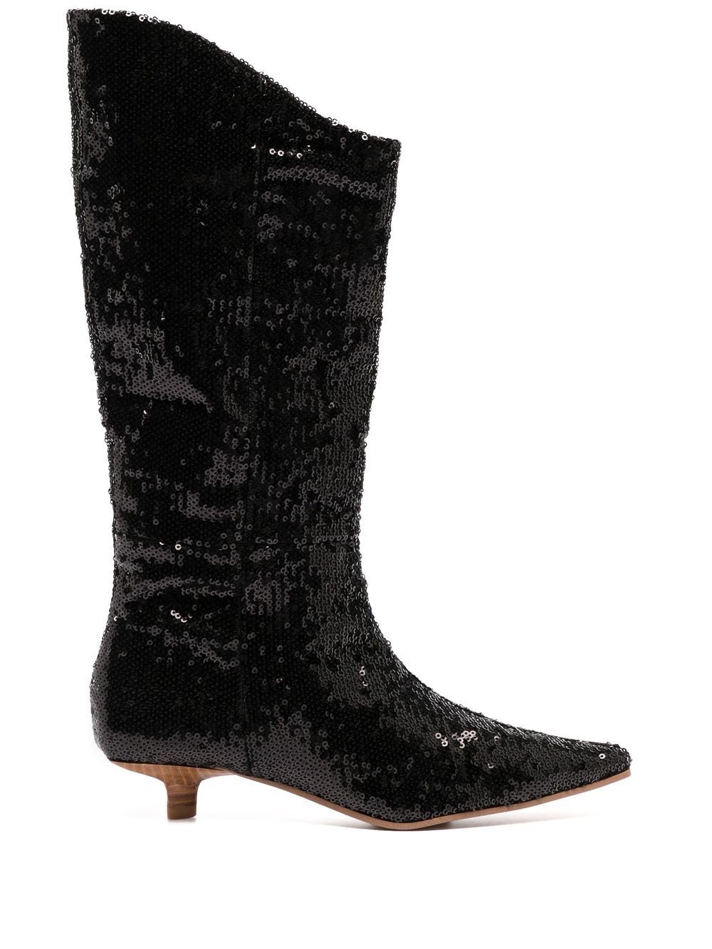 Senso Franca sequin calf-length boots - Black von Senso