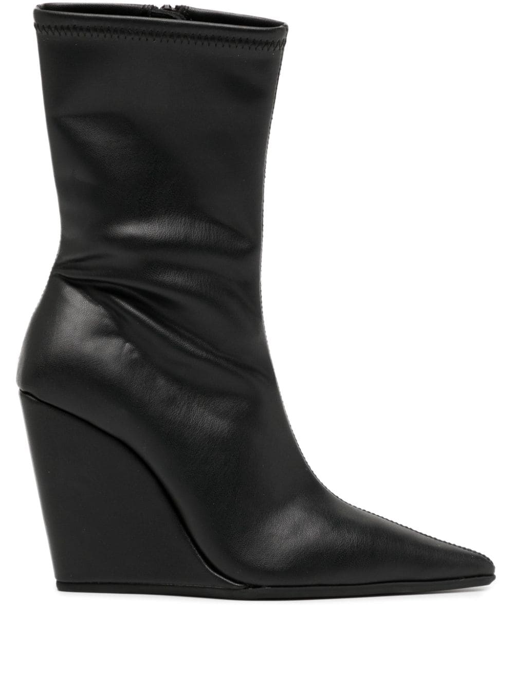 Senso Hayley 100mm wedge boots - Black von Senso