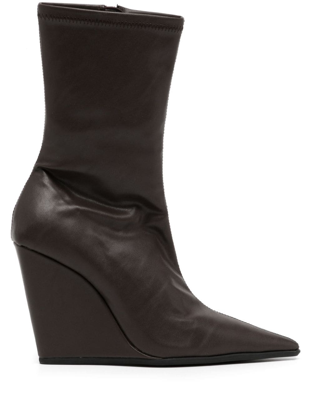 Senso Hayley 100mm wedge boots - Brown von Senso