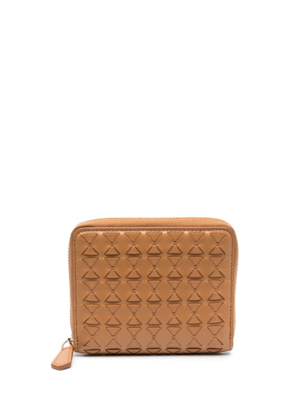 Serapian Mosaico-weaving leather wallet - Brown von Serapian