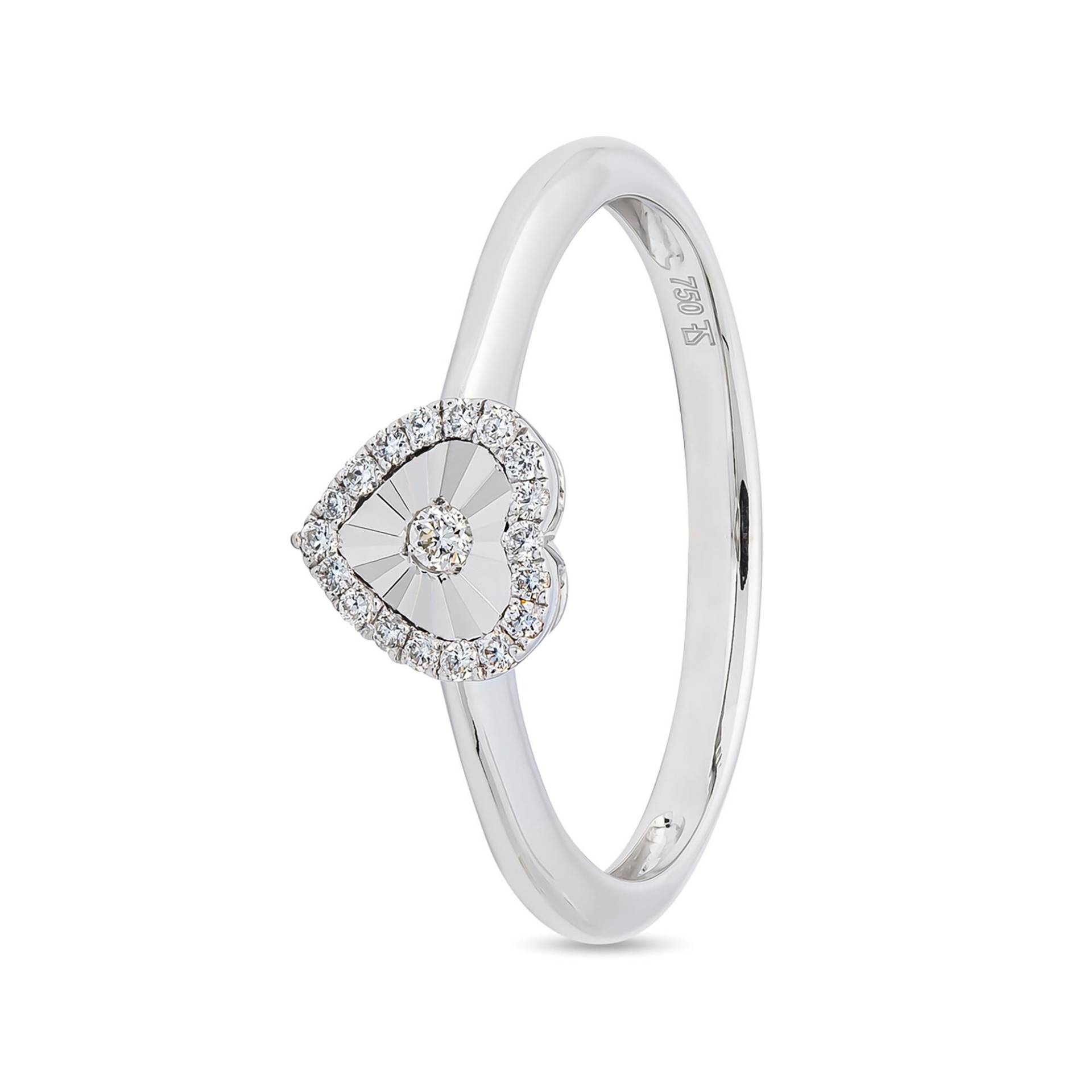 Ring Mit Diamant Damen Weissgold 54 von Sergio Ferris