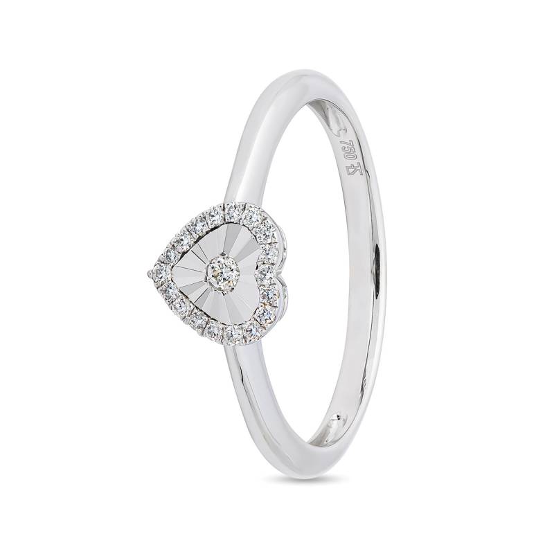 Ring Mit Diamant Damen Weissgold 54 von Sergio Ferris