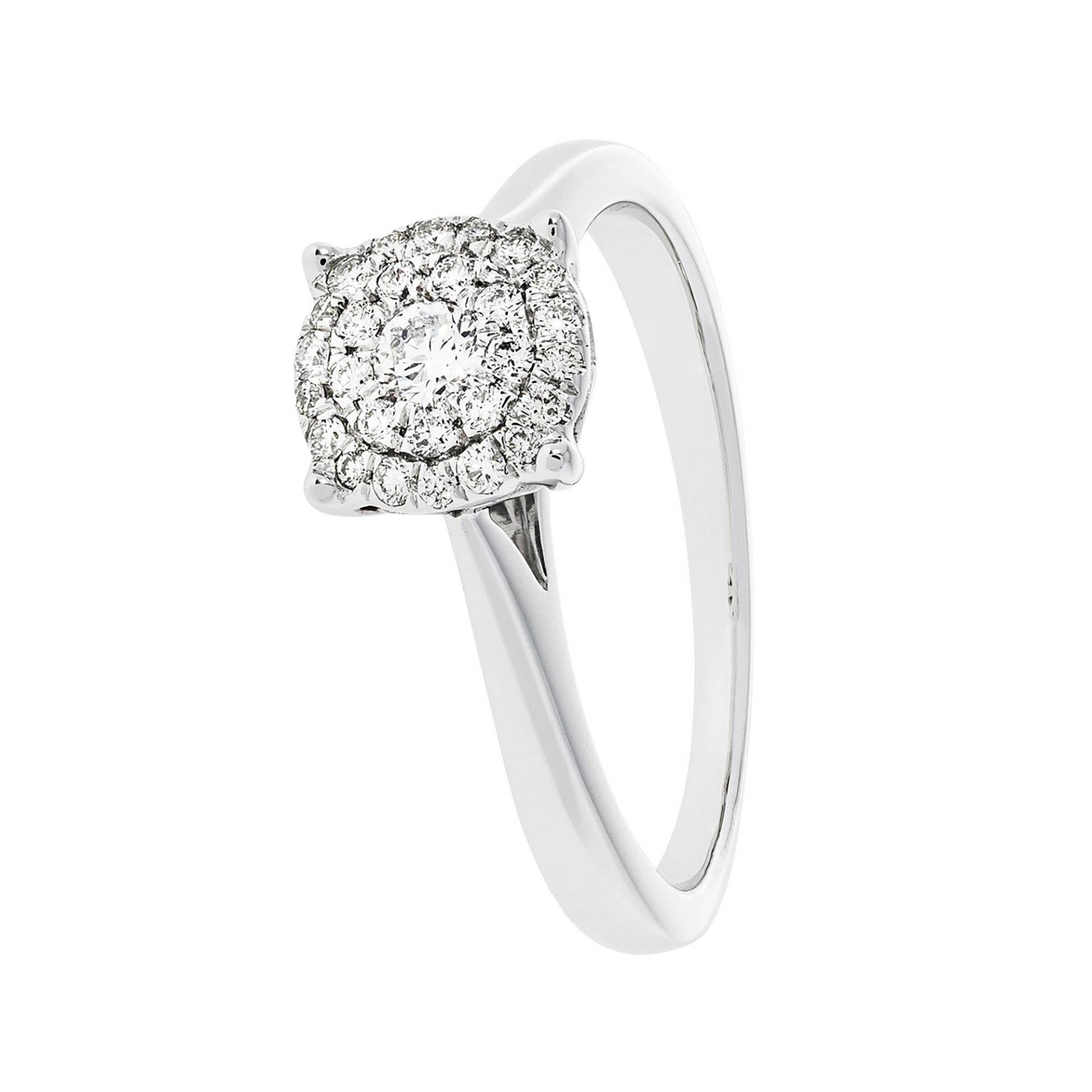 Ring Mit Diamant Damen Weissgold 50 von Sergio Ferris