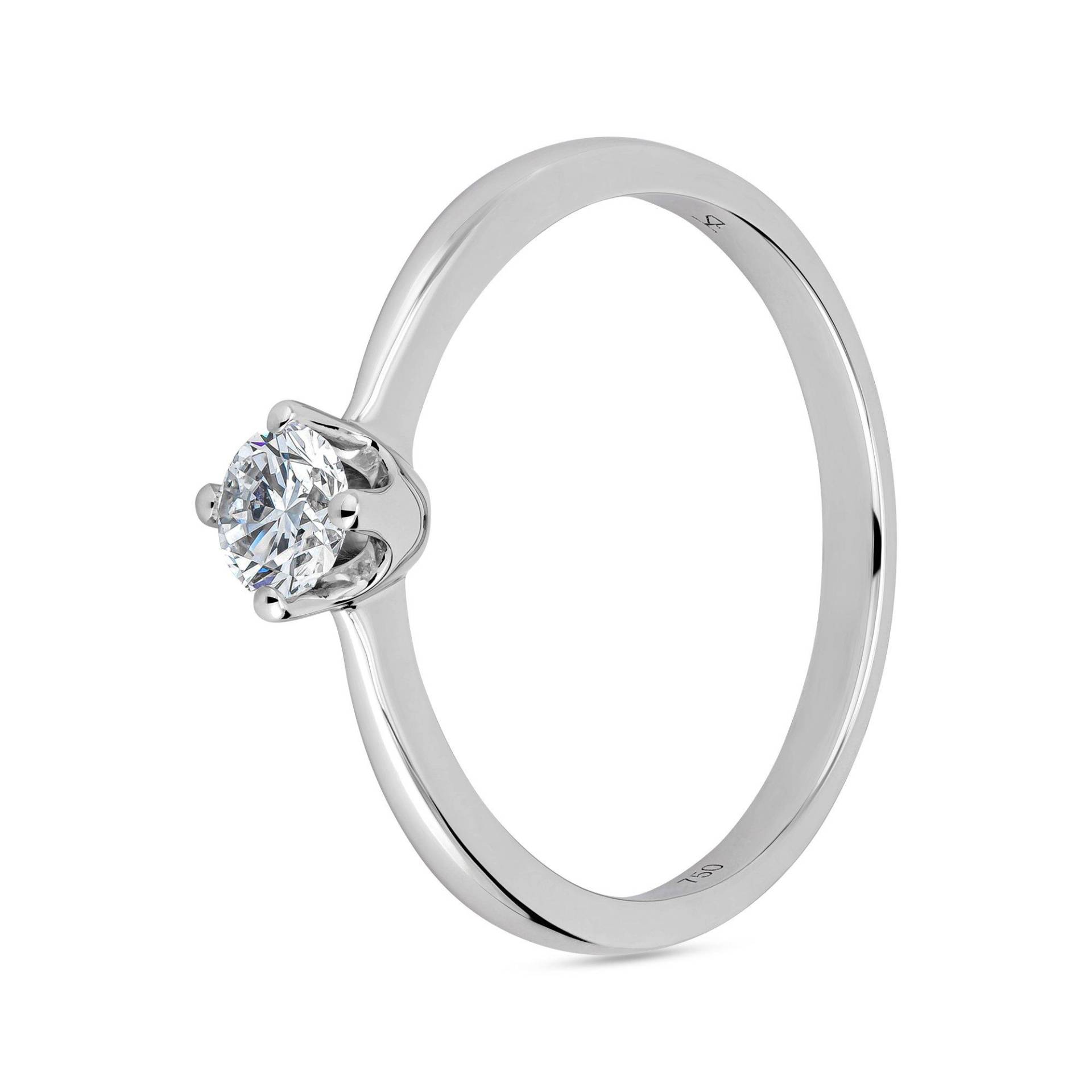 Ring Mit Diamant Damen Weissgold  52 von Sergio Ferris