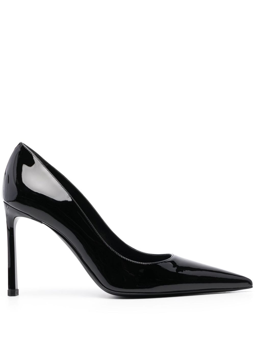 Sergio Rossi pointed patent pumps - Black von Sergio Rossi