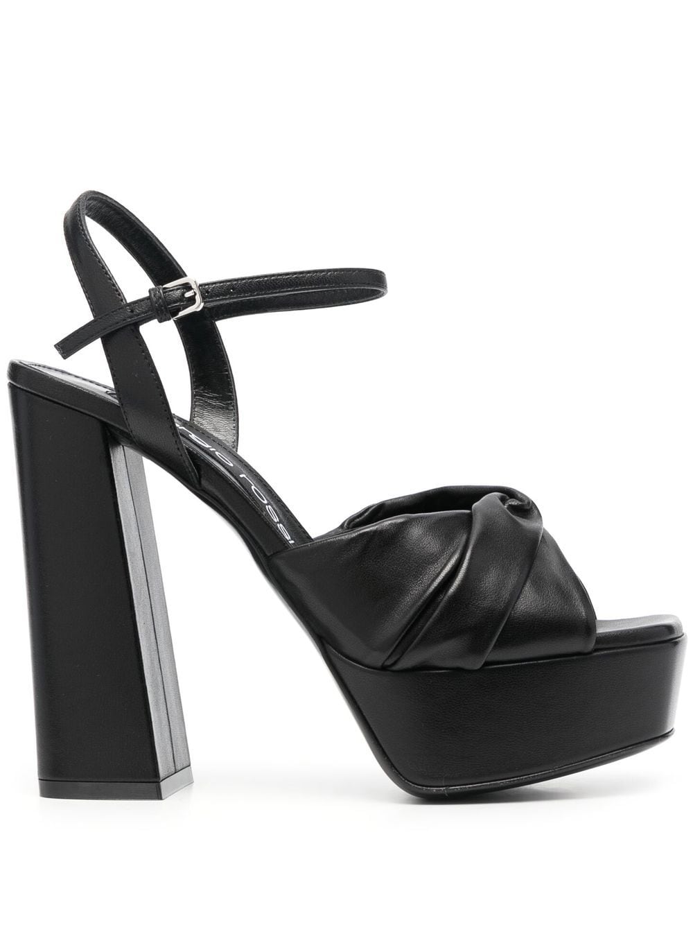 Sergio Rossi 135mm platform-sole sandals - Black von Sergio Rossi