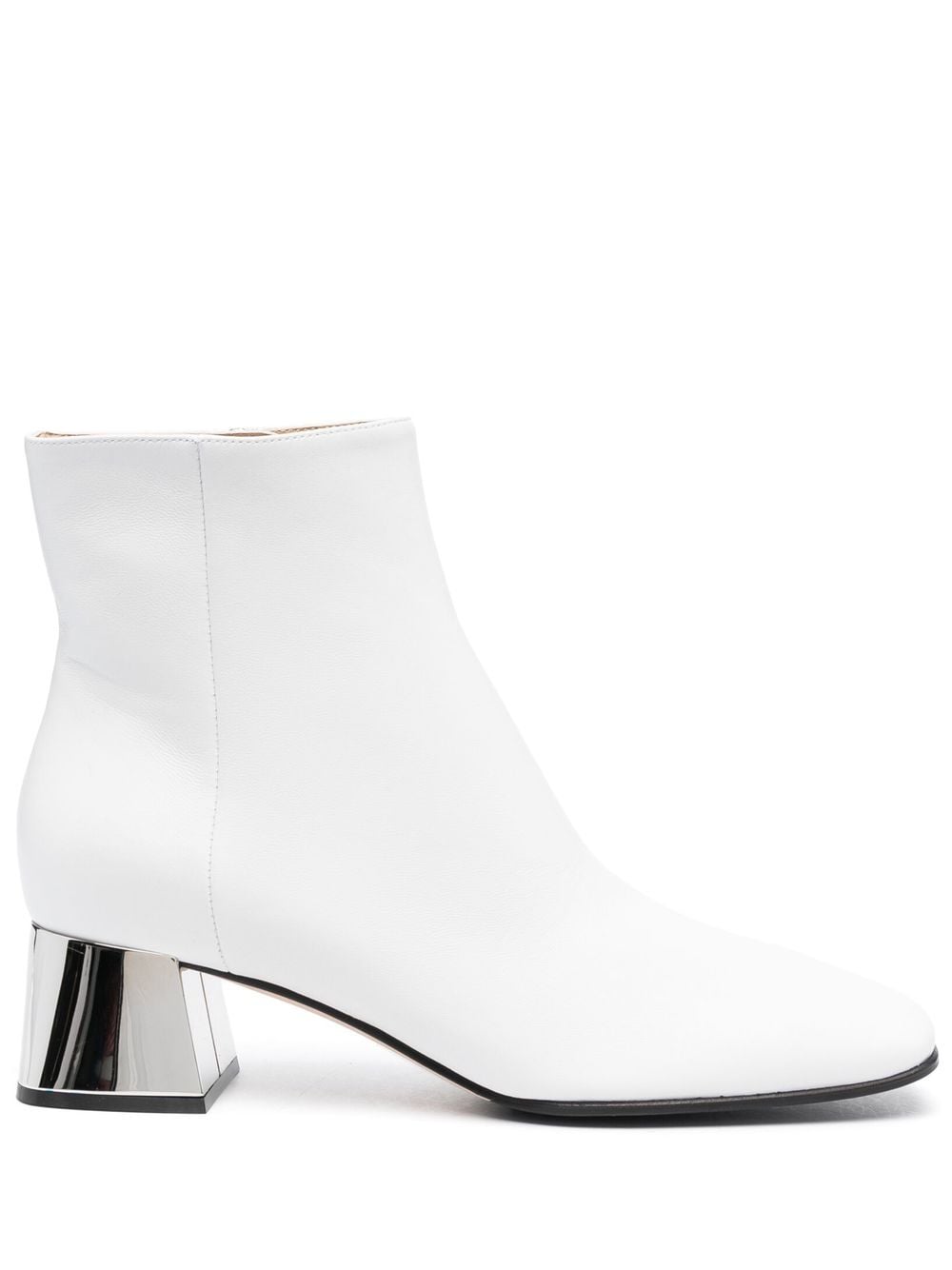 Sergio Rossi Alicia 50mm block-heel boots - White von Sergio Rossi