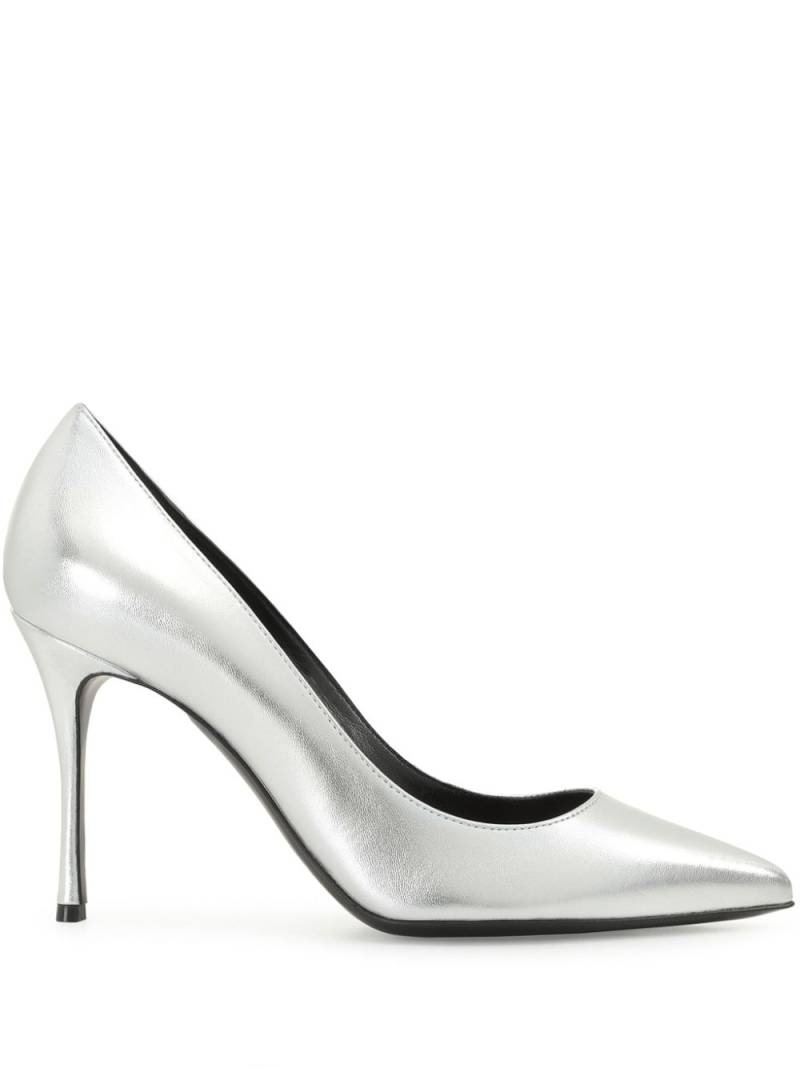 Sergio Rossi Godiva leather pumps - Silver von Sergio Rossi