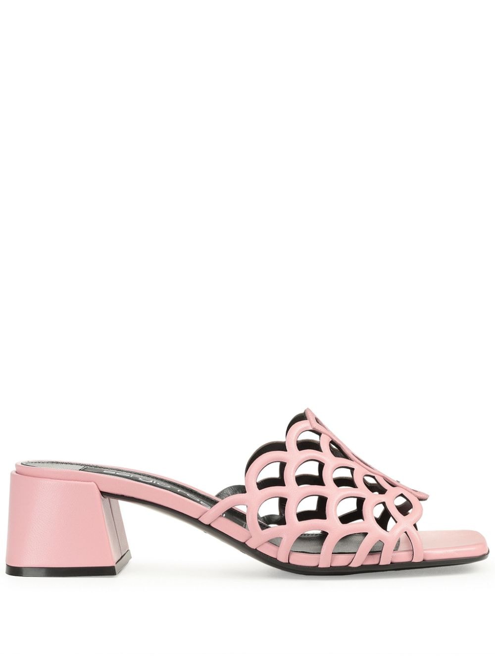 Sergio Rossi Mermaid 45mm leather sandals - Pink von Sergio Rossi