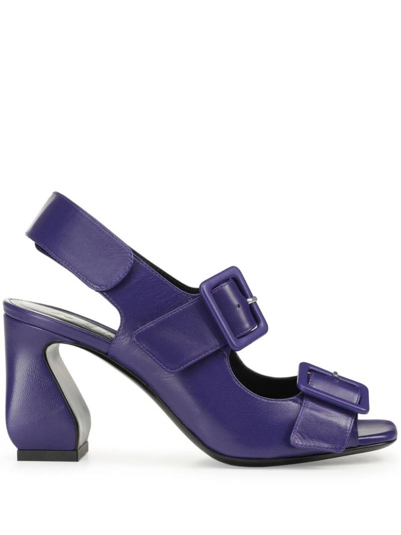 Sergio Rossi SI ROSSI 90mm leather sandals - Purple von Sergio Rossi