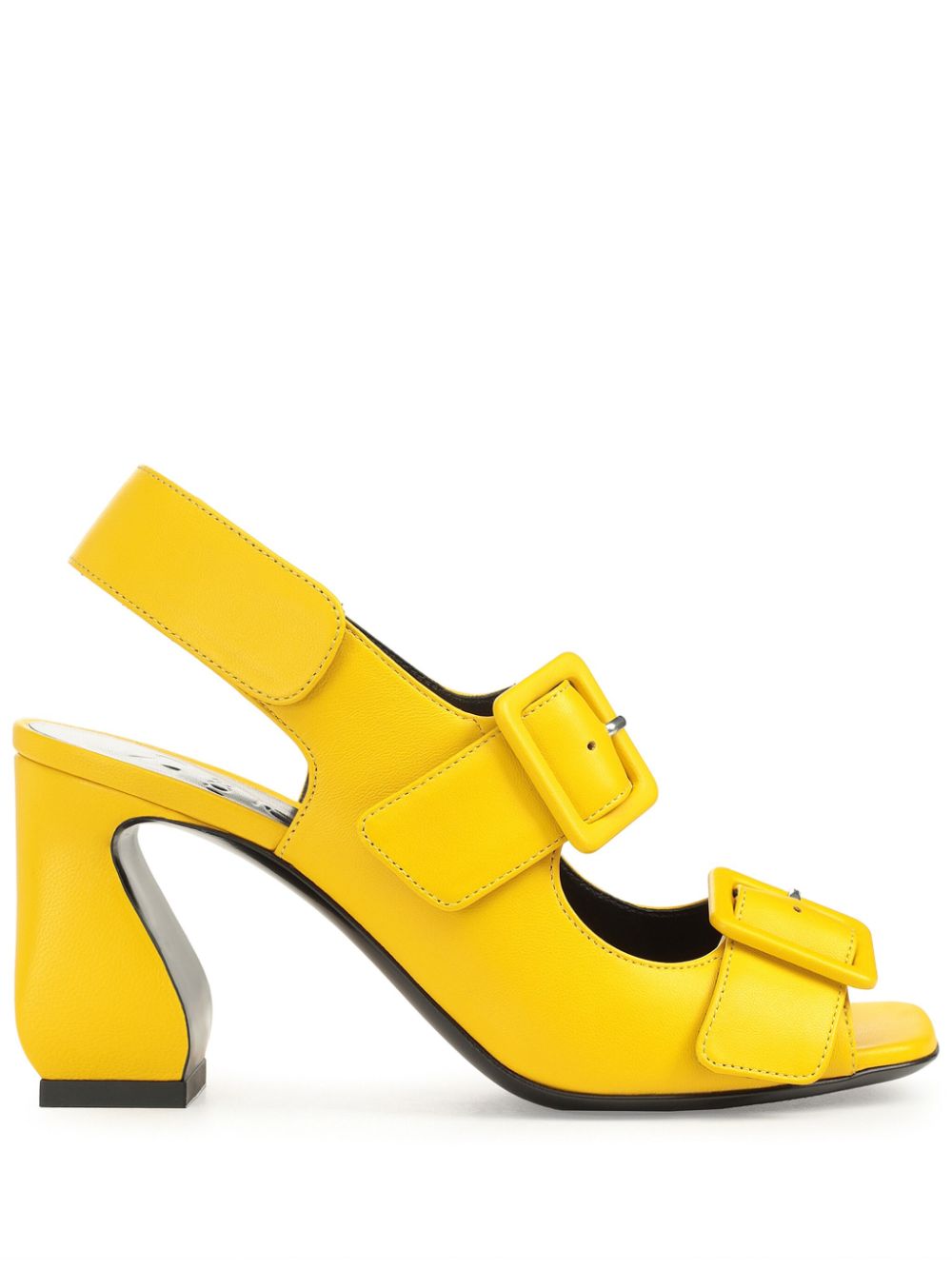 Sergio Rossi SI Rossi 80mm suede sandals - Yellow von Sergio Rossi