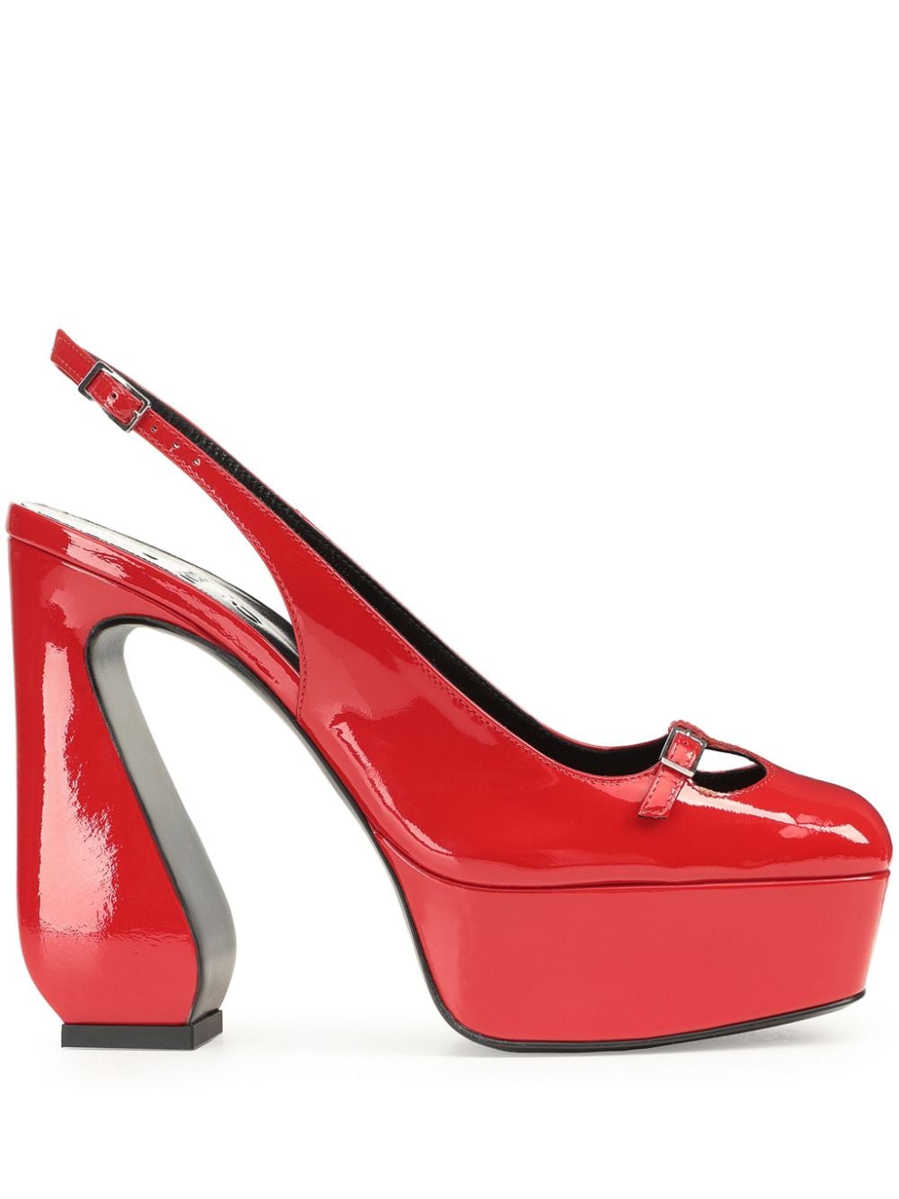 Sergio Rossi SI Rossi 85mm slingback pumps - Red von Sergio Rossi