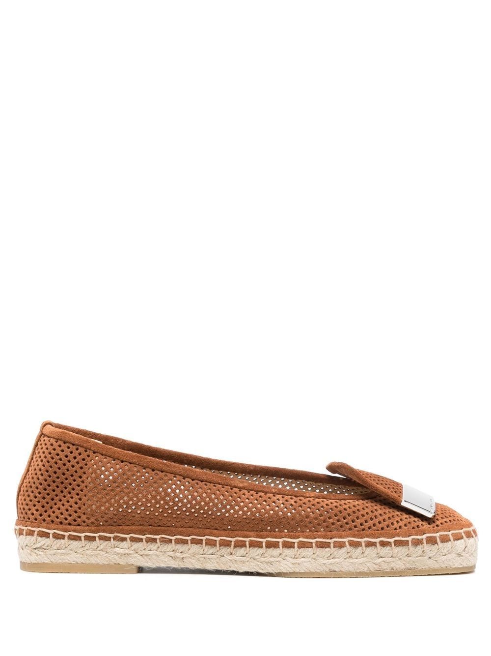 Sergio Rossi SR1 perforated 20mm espadrilles - Brown von Sergio Rossi