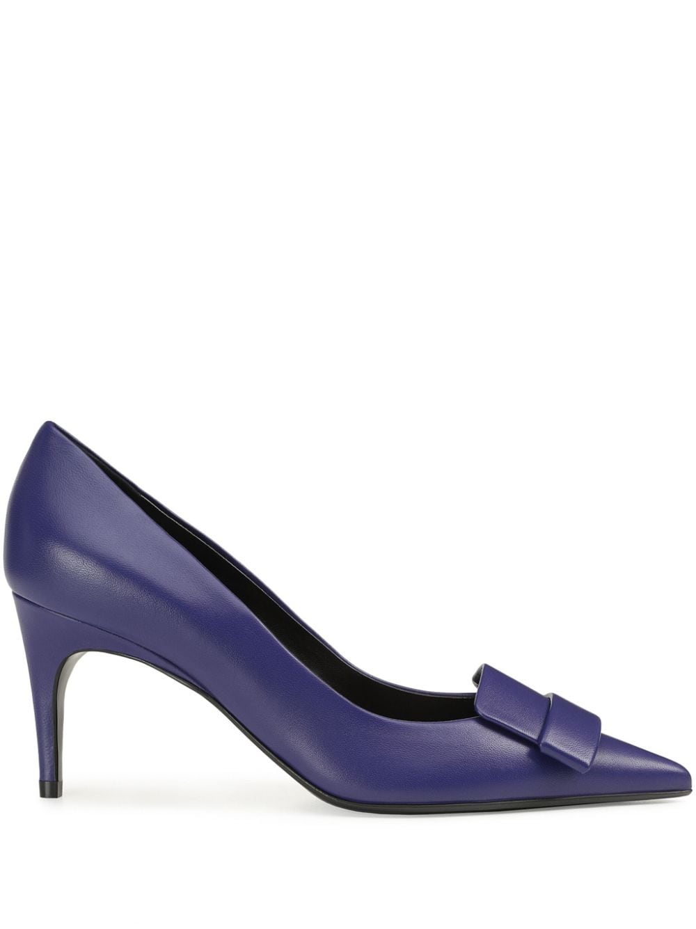 Sergio Rossi SRI 75mm leather pumps - Blue von Sergio Rossi