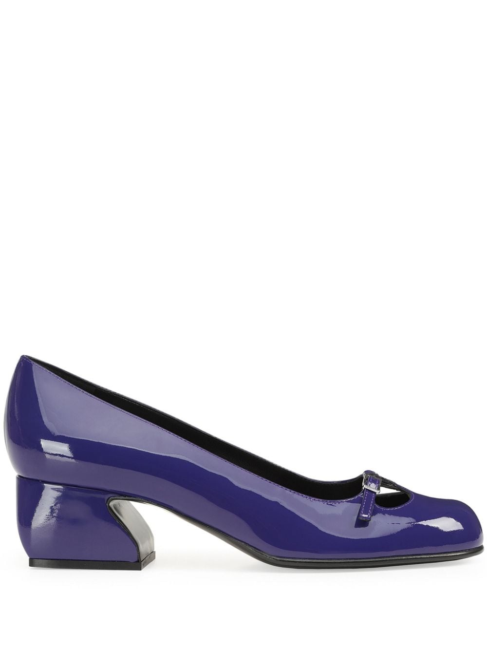 Sergio Rossi Si Rossie 45mm leather pumps - Blue von Sergio Rossi