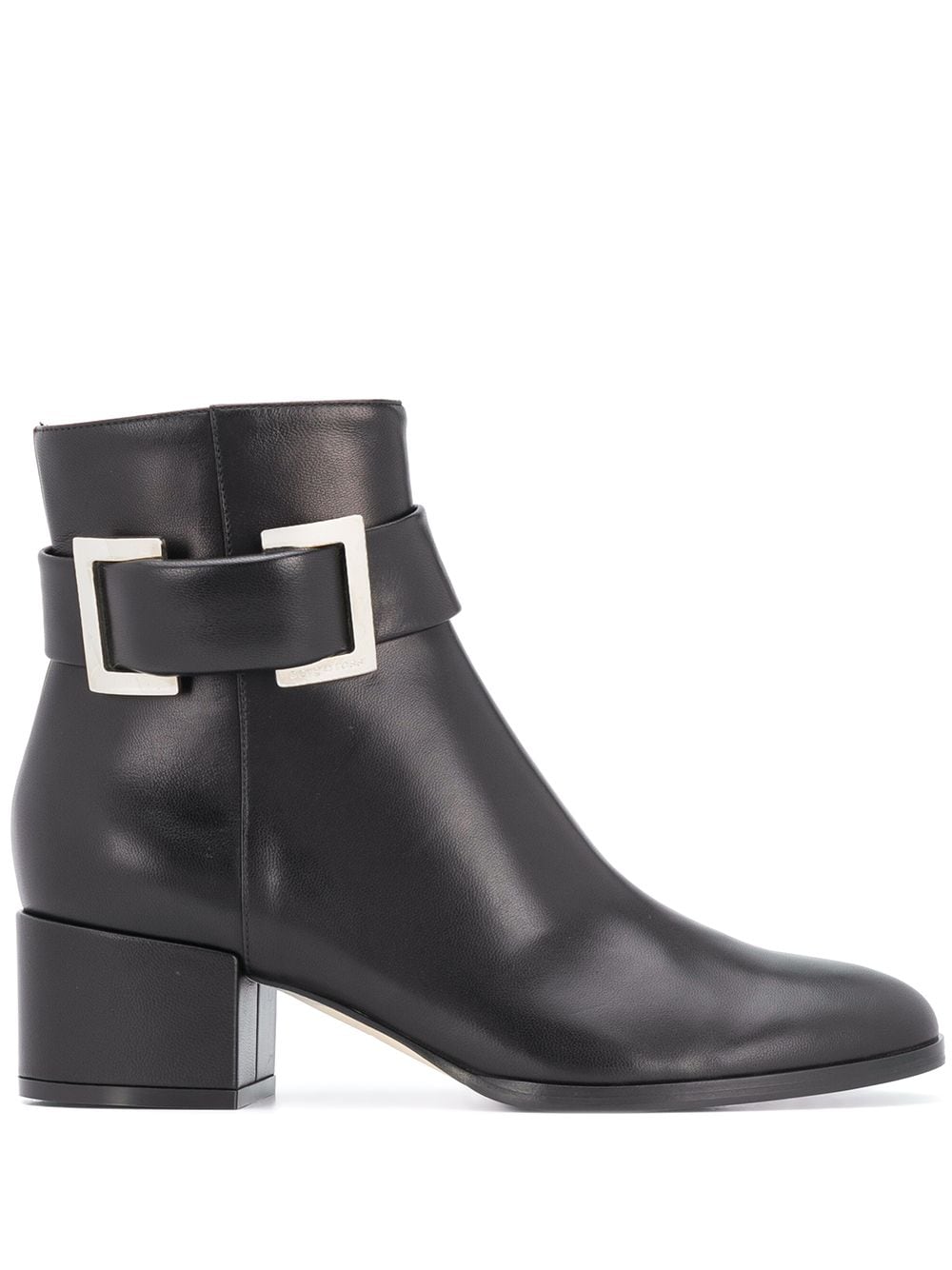 Sergio Rossi buckle ankle boots - Black von Sergio Rossi