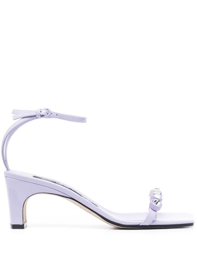 Sergio Rossi crystal-embellished 60mm sandals - Purple von Sergio Rossi