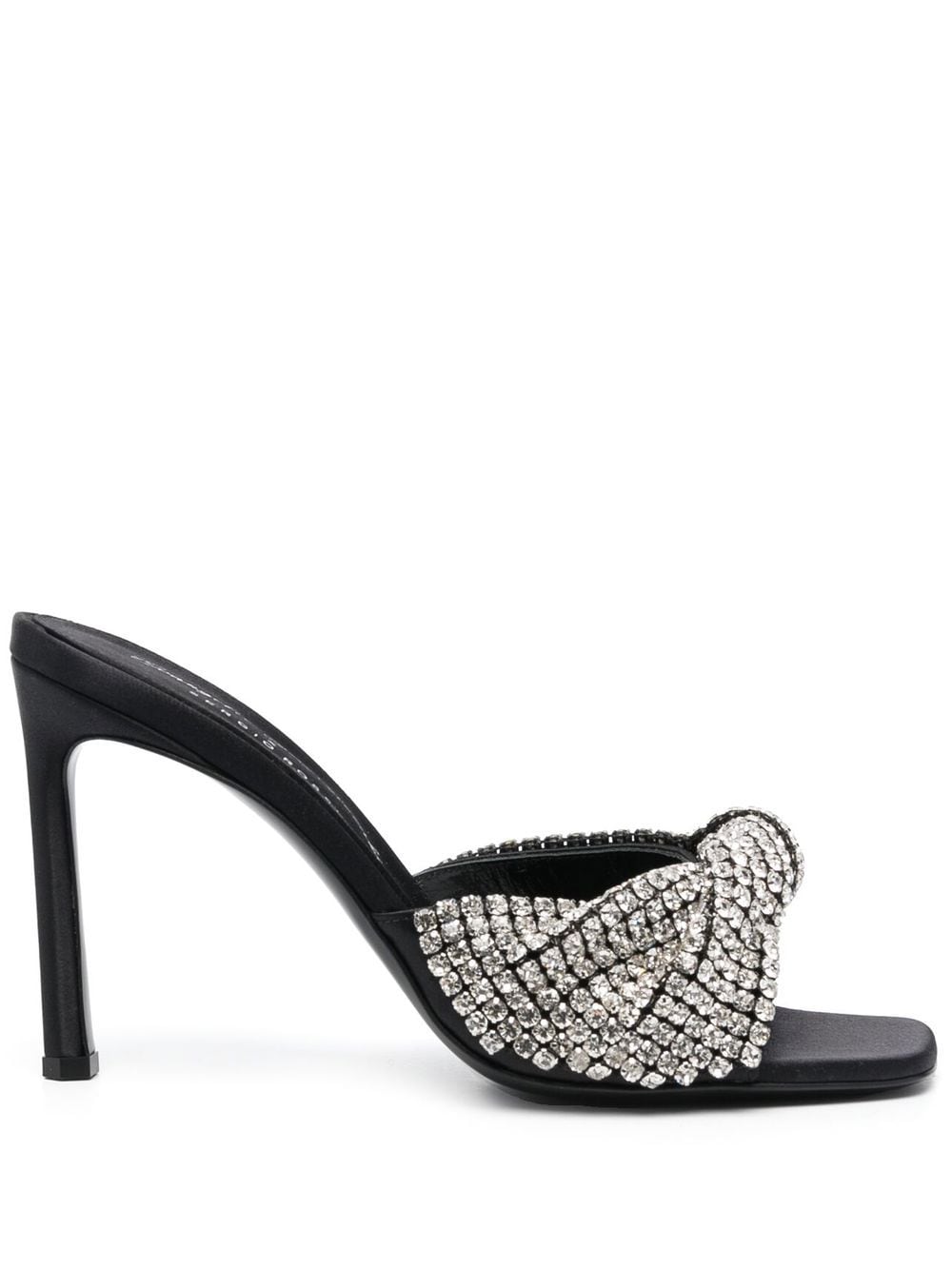 Sergio Rossi Evangelie 95mm crystal-embellished sandals - Black von Sergio Rossi