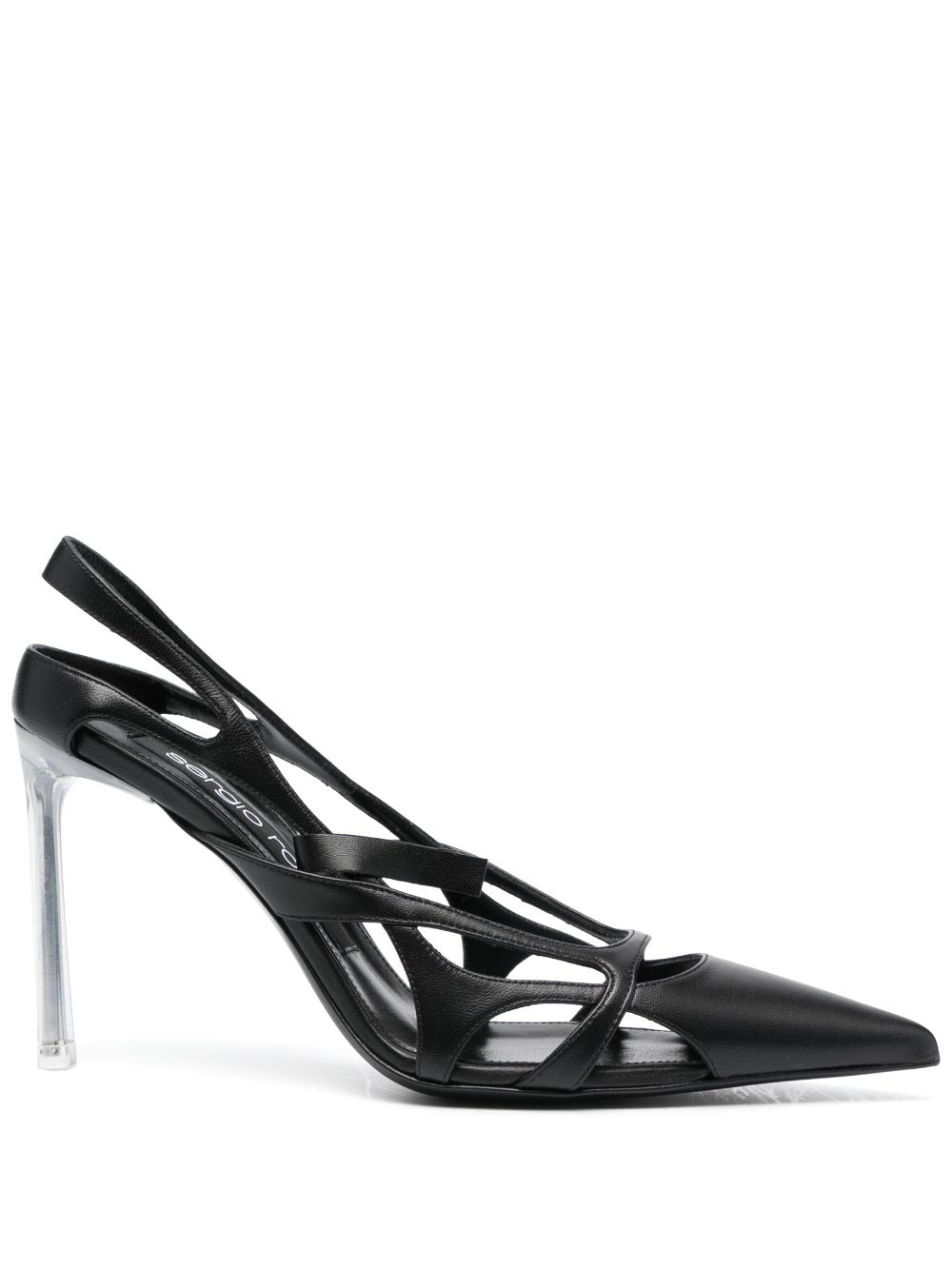 Sergio Rossi cut-out pointed toe pumps - Black von Sergio Rossi