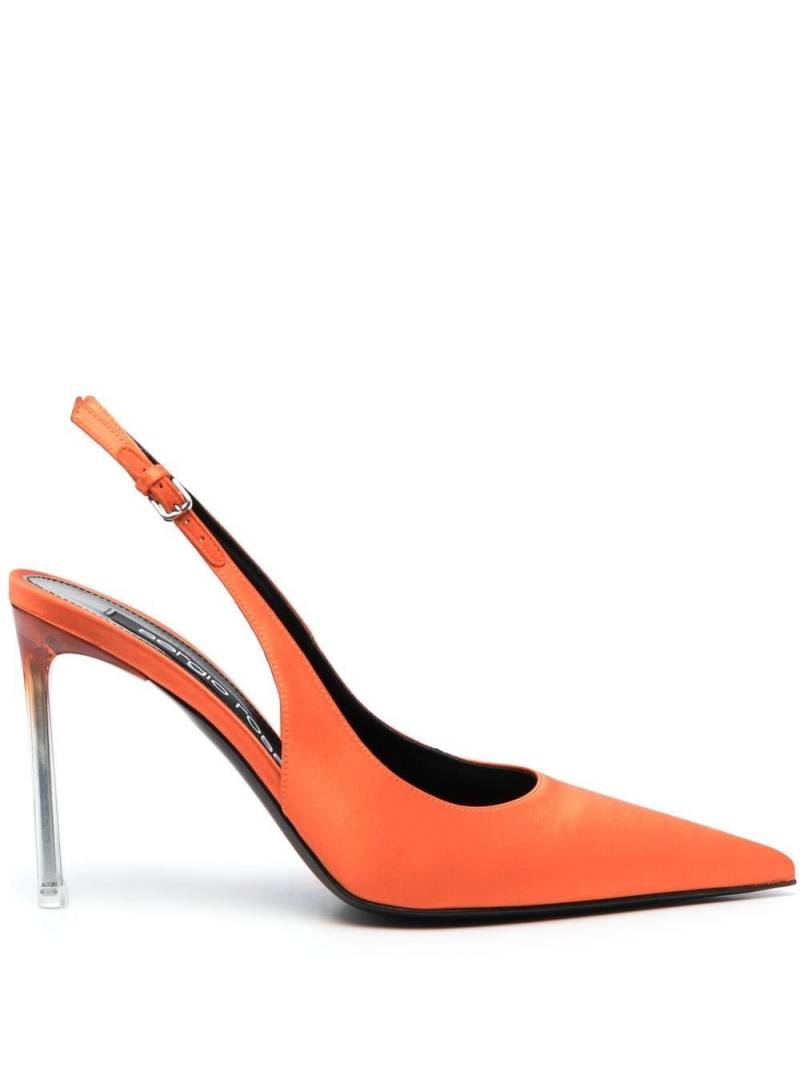 Sergio Rossi slingback pointed-toe pumps - Orange von Sergio Rossi