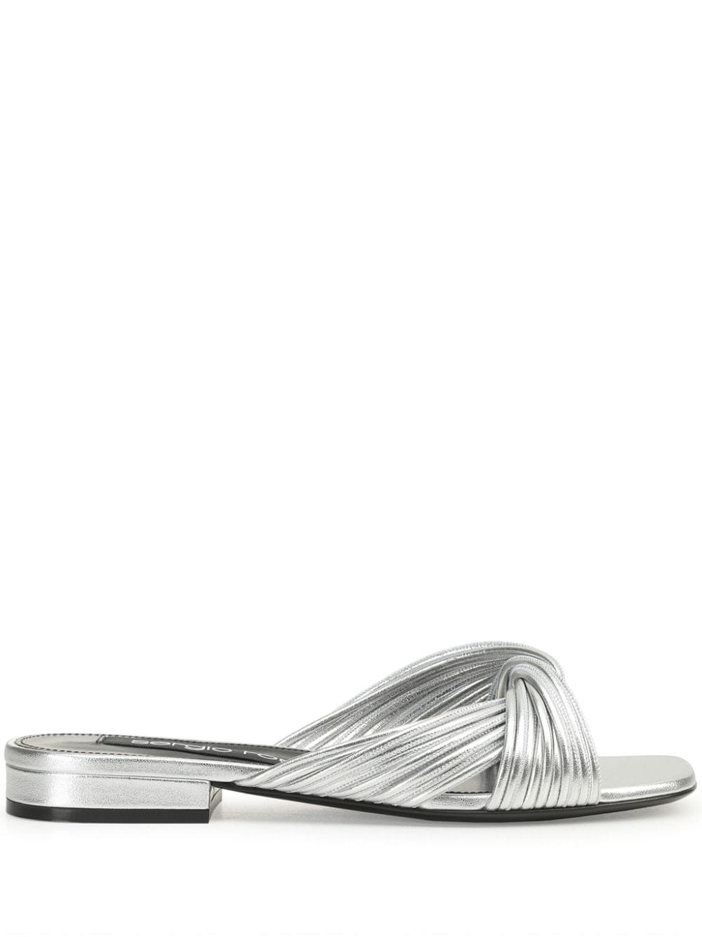 Sergio Rossi sr Akida metallic leather sandals - Silver von Sergio Rossi