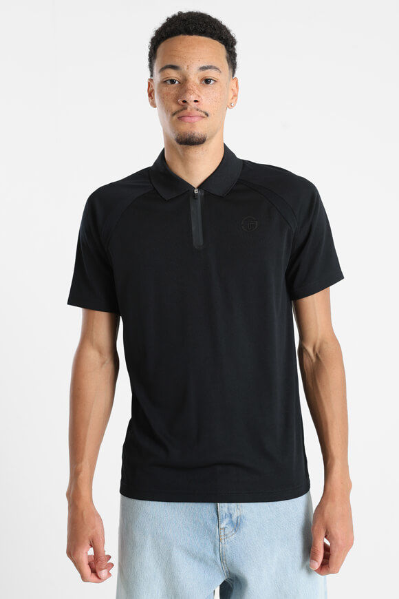 Sergio Tacchini Rispecchio Poloshirt | Black | Herren  | M von Sergio Tacchini