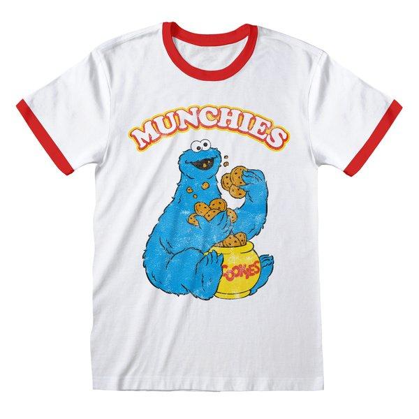 Munchies Tshirt Damen Weiss L von Sesame Street