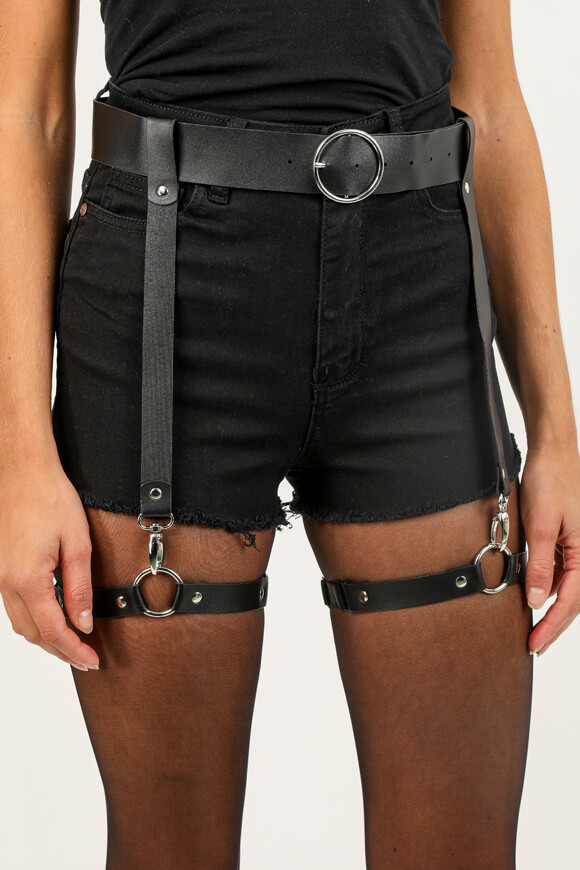 Seven Sisters Leg Harness | Schwarz | Damen  | Einheitsgroesse von Seven Sisters