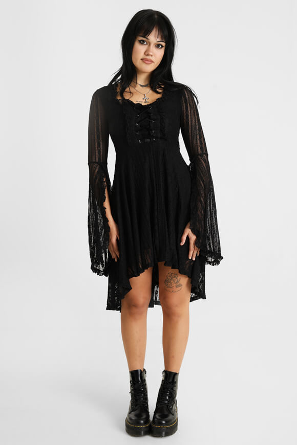 Seven Sisters Spitzenkleid | Schwarz | Damen  | M von Seven Sisters