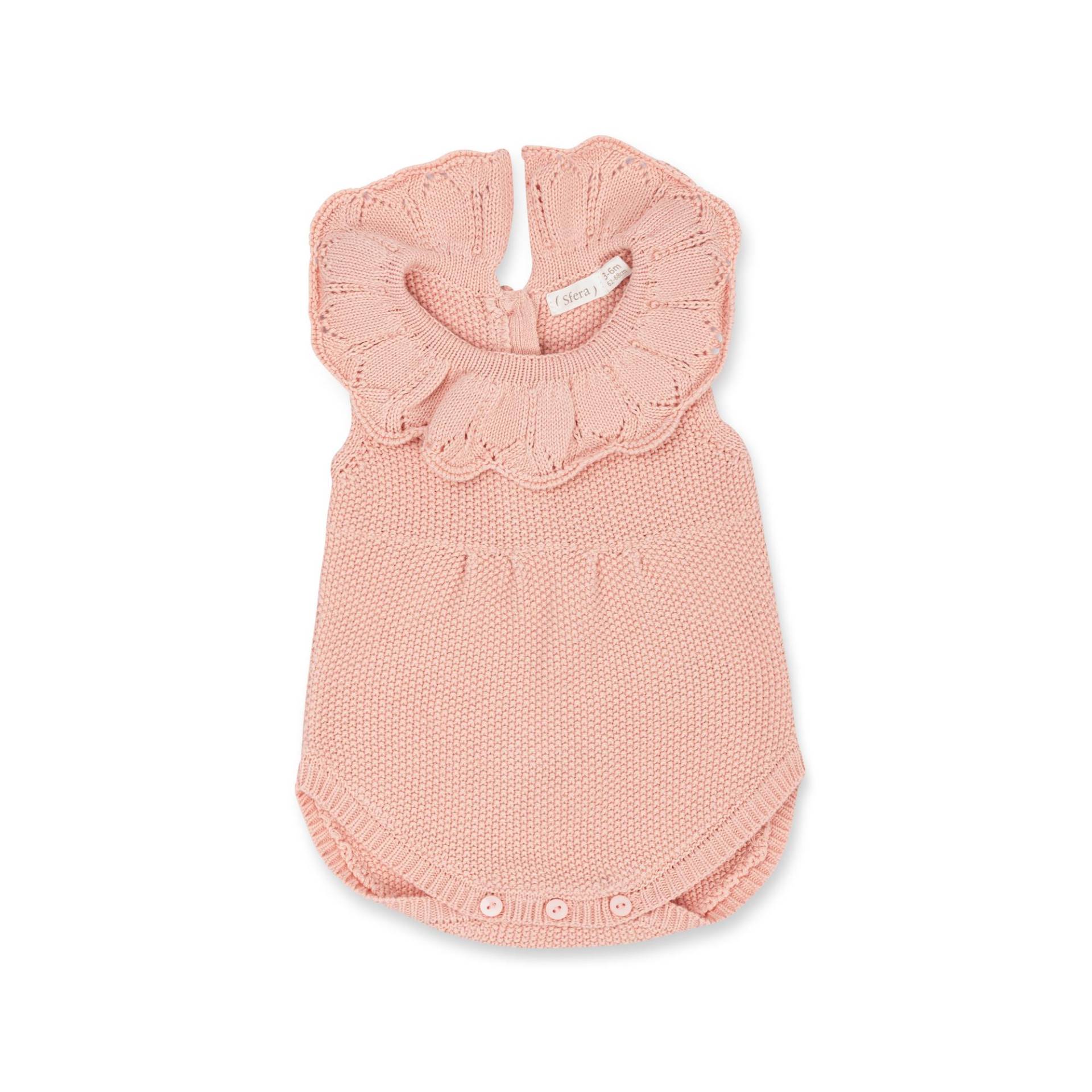 Body, Kurzarm Unisex Rosa 56-62 von Sfera