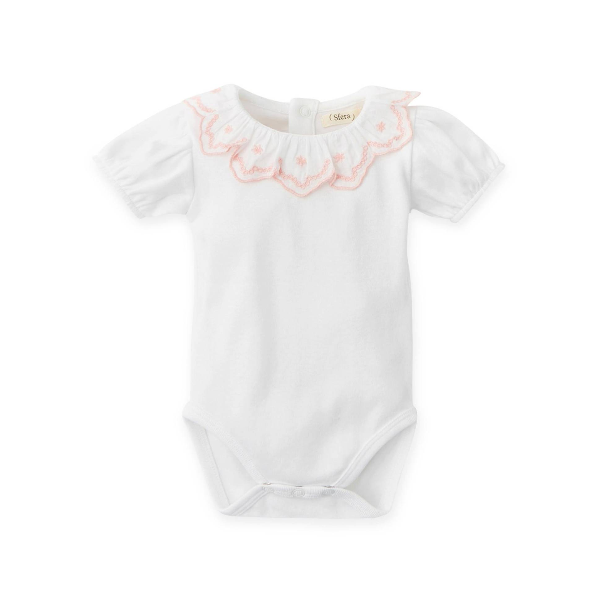 Body, Kurzarm Unisex Weiss 62-68 von Sfera