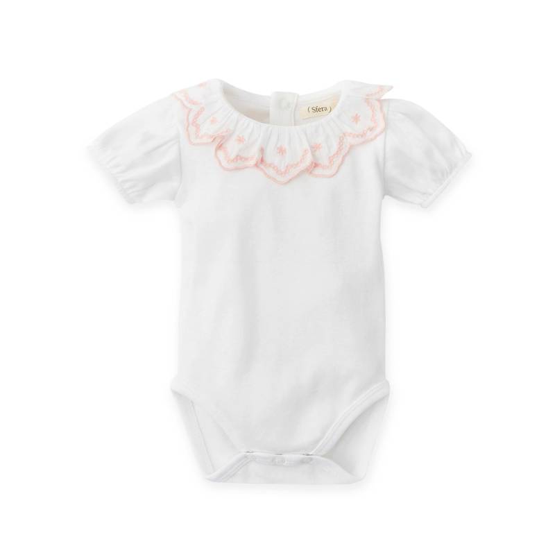 Body, Kurzarm Unisex Weiss 68-74 von Sfera